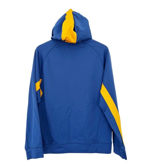 Nike Fit Therma Blue Yellow Hoodie Sz S - Picture 6 of 6